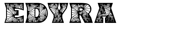 Edyra font preview